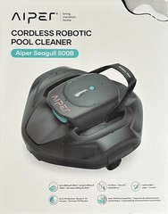 Aiper SG 800B Cordless 3.1-in Robotic Pool Vacuum Seagull Easy To Use – New!