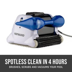 Hayward TigerShark QC Robotic Automatic Pool Cleaner, 19.7 in, Quick Clean