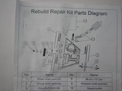 MAKHOON Polaris Zodiac Pool Cleaner Rebuild Repair Kit