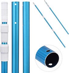 UNCO- Telescopic Pool Pole, 12 Ft, Adjustable 3Pc Expandable Cleaning Pole | Poo