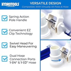 POOL VACPOOL VACUUM HEAD CLEANER HOSE INGROUND ABOVE GROUND BRUSH SWIMMING TOOL