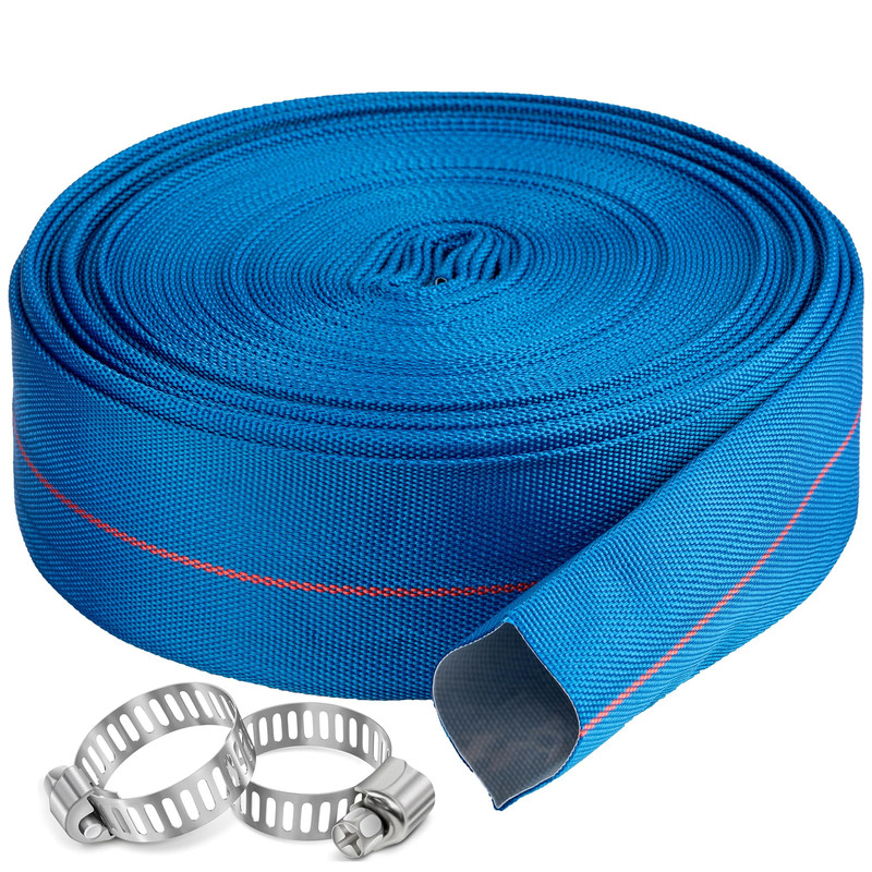 Zy-Hosetube Pool Backwash Hose 1-1/2 100 Ft Heavy Duty Pvc Water Discharge Pipe
