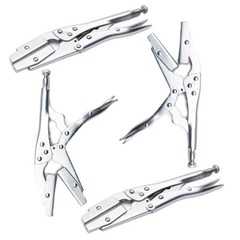 10-Inch Radiator Hose Clamp Pliers Set 4-Pack, Heavy Duty Self-Locking Pinch