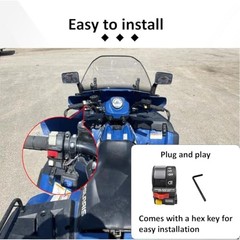 Left Handlebar Switch Assembly Replacement for Polaris Magnum, Sportsman,