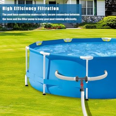 Pool Hose Tee with Valve, 1.5&Prime; to Gray