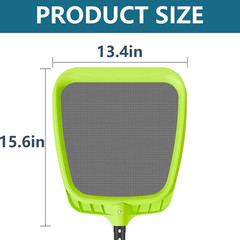 Pool Skimmer Net Heavy Duty Leaf Rake for Swimming Pool Spa Pond Cleaning