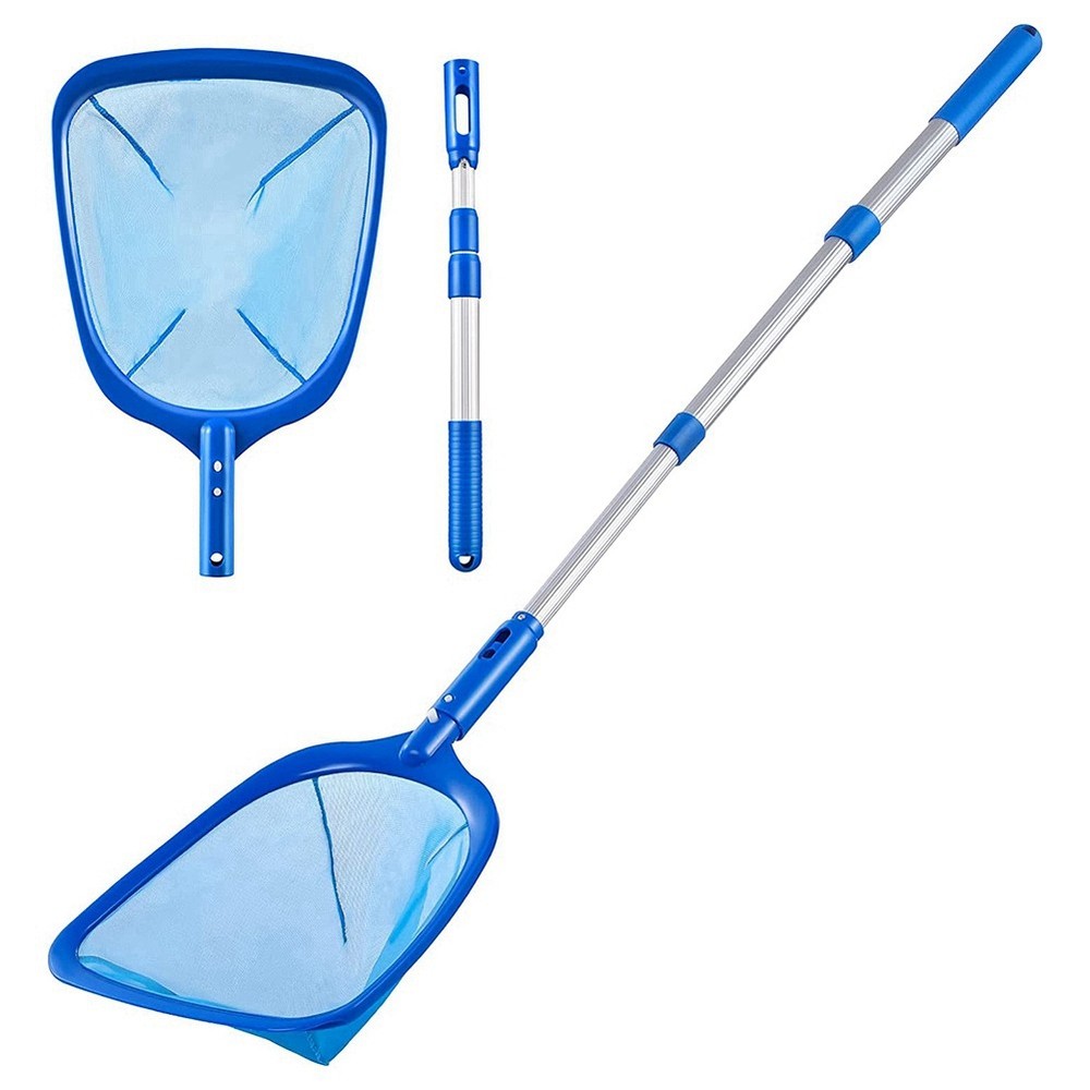 Pool Skimmer Pool Net with 3 Section Pole,Pool Skimmer Net with Fine Mesh7239