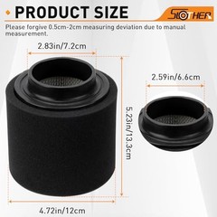 0452306 1253355 Air Filter Cleaner Replacement for Polaris Phoenix 200 2005