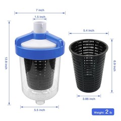In-line Pool Leaf Canister Basket Fits Hayward W560 Poolvac Suction Cleaners