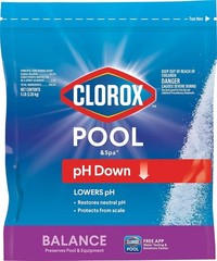 Swimming Pool Ph Down, Lowers Ph, Protects against Eye and Skin Irritation, 5LB