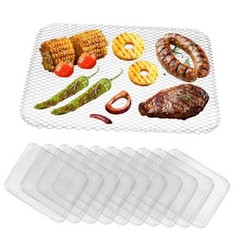 Grill Topper, 10 Pcs Disposable BBQ Grill Toppers, 12×16 in Non-Stick Heavy