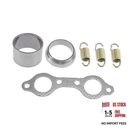 ATV Exhaust Pipe Manifold Gasket and Spring Rebuild Kit for Polaris RZR S 800