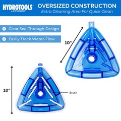 Swimline Hydrotools Clear Super Aero-Vac Weighted Pool Vacuum Head 8145B
