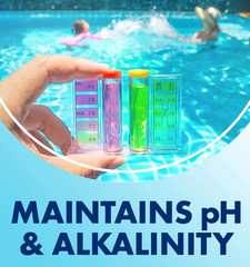 Clear Balance Swimming Pool Maintenance Tablets, 1 Pack, 24 Count