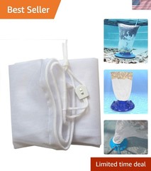 Effective Fine Mesh Leaf Bag 24&Prime; L x 16&Prime; W with Pull-N-Lock for Pool Cleaning