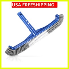 Pool Brush Head, Scrub Brush with Nylon Bristles,Curved Ends High-Efficiency…
