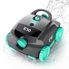 YOPOOL Cordless Robotic Pool Cleaner 100-Min Flat-Bottom Pools to 860 Sq.Ft