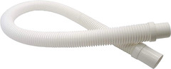 48&Prime; White Leader Hose Replacement for Automatic Suction Style Pool Cleaners
