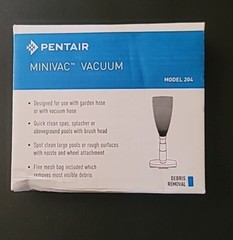 Pentair Rainbow Swimming Pool or Spa Mini-Vac Model #204