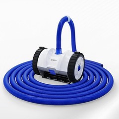 2025 Pool Vacuum Cleaner Suction Side Wall Climbing Automatic Sweeper 40ft Hose