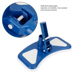 12 » Swimming Pool Curved Blue and White Suction Vacuum Brush Pool Tools