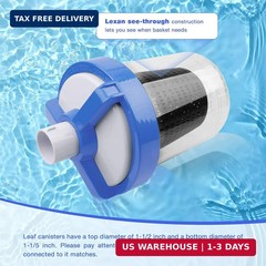 ATRACYPART Inline Pool Leaf Canister Compatible with Hayward W560 PoolVac Naviga
