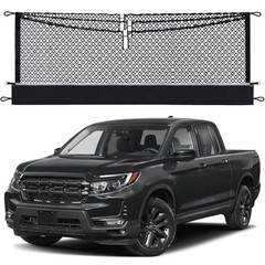 3-Layer Cargo Net Zipper Bag Truck Bed Net for for Honda Ridgeline 2017-2026