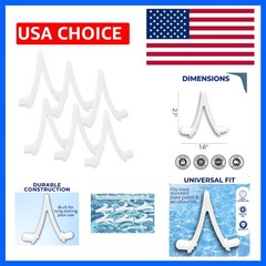 Ganador V-Clips Butterfly Clips for Standard Pool Poles – 6 Pack Universal Te…