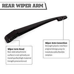 Rear Wiper Arm & Blade Kit,Exact-Fit Replacement for Mazda CX-30 2020-2024,OEM