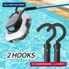 2 Pack Accessories Hook for Robotic Pool Cleaner,Keyrank Pool Hook for Poles Com