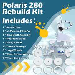 Pool Cleaner Rebuild Repair Replacement Kit for Polaris Zodiac Pool Cleaner 280