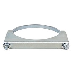 U Bolt Clamp Muffler Exhaust Clamp Saddle Style Heavy duty – Zinc Plated 4 inch