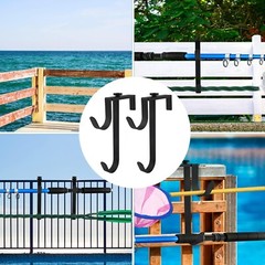 Durable Pool Fence Equipment Hooks x2 – Easy Install, Multiple Applications