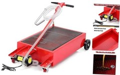 20 Gallon Electric Oil Drain Pan with 110V 180W Pump – 20Gal Electric