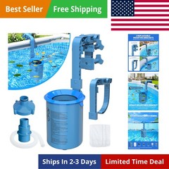 Upgrade Above Ground Pool Skimmer Comes with 3 Socks, Anti-tilt Wall Mount Su…