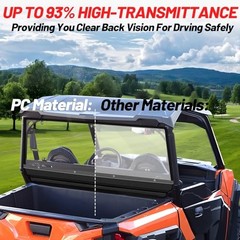 Polaris Clear Rear Windshield PC Back Window – General 1000