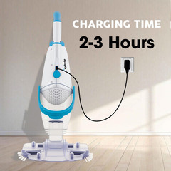 Cordless Handheld Pool Vacuum, 89&Prime; Reach, 18.5 GPM Suction, 60 Min Runtime