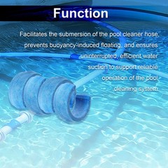 Pool Cleaner Hose Weights – 12 PCS Compatible with Popular Models