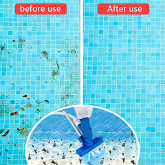 Portable Pool Cleaning Kit with 5-Section Pole and Jet Vacuum for Spa and Pond