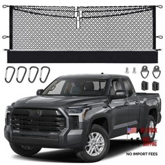 3-Layer Cargo Net Zipper Bag Truck Bed Net for for Toyota Tundra 2007-2026