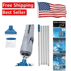 Efficient Cordless Handheld Pool Cleaner – Perfect for Spot Cleaning Up to 20ft