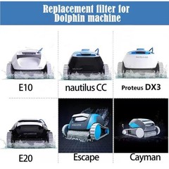 Ultra Fine Filter Basket Compatible with Dolphin Robotic Pool Cleaners: S50, …