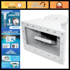 Wide Mouth Above Ground Pool Skimmer Kit | Durable ABS | Easy Access Basket | Sn