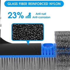 20&Prime; 2 in 1 Pool Brush Head Cobweb Duster Set
