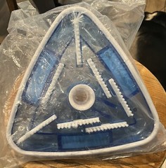 Pool Cleaner Tri-Vac Triangular Vacuum Head With Brush for Pool – A0059