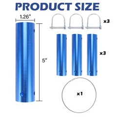 Pool Tool Holder and Organizer, 3 Pcs 1-1/4&Prime; Pool Cleaning Equipment Storage …