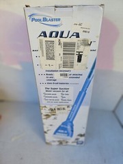 Water Tech Pool Blaster Aqua Broom Ultra Hand Held Battery Operated
