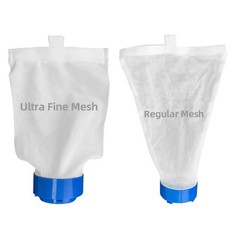 2pcs Pool Vacuum Replacement Mesh Collection Bags,Includes A Fine Mesh Collec…
