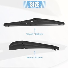 Windshield Wiper Blade Arm Set – Back – Replacement Fit for Windshield