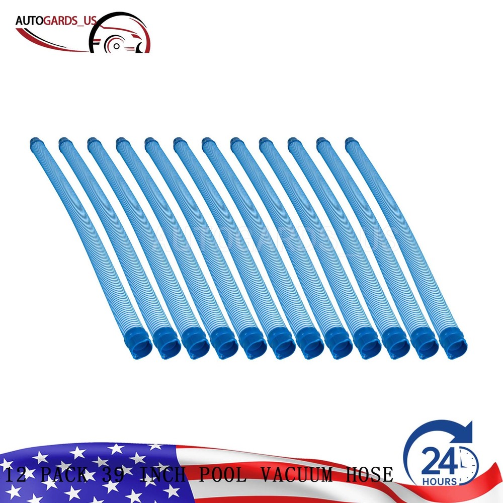 For Zodiac Baracuda MX8 12 Pack 39 Inch Pool Vacuum Hose Twist Lock Hose